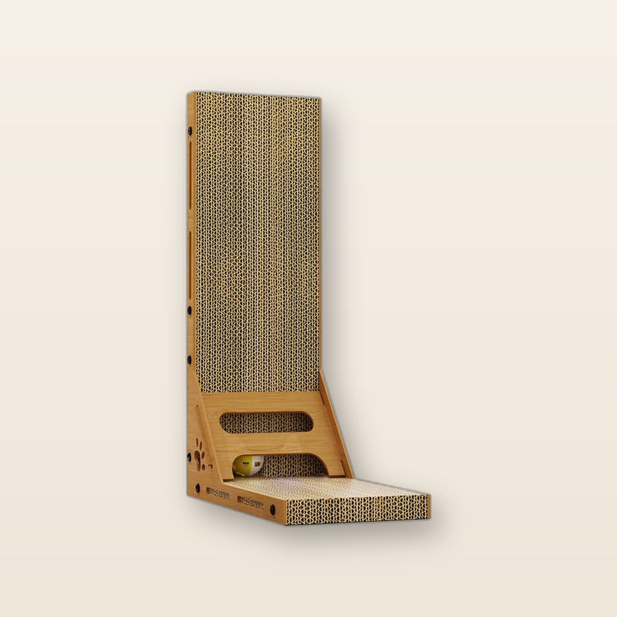 L-shaped cat scratcher by Glow Ritual