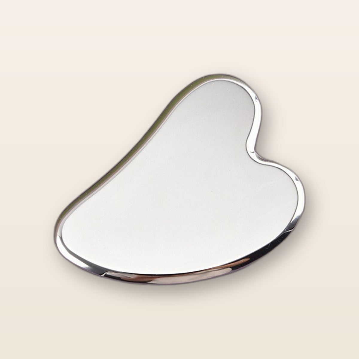 Stainless steel gua sha tool by Glow Ritual