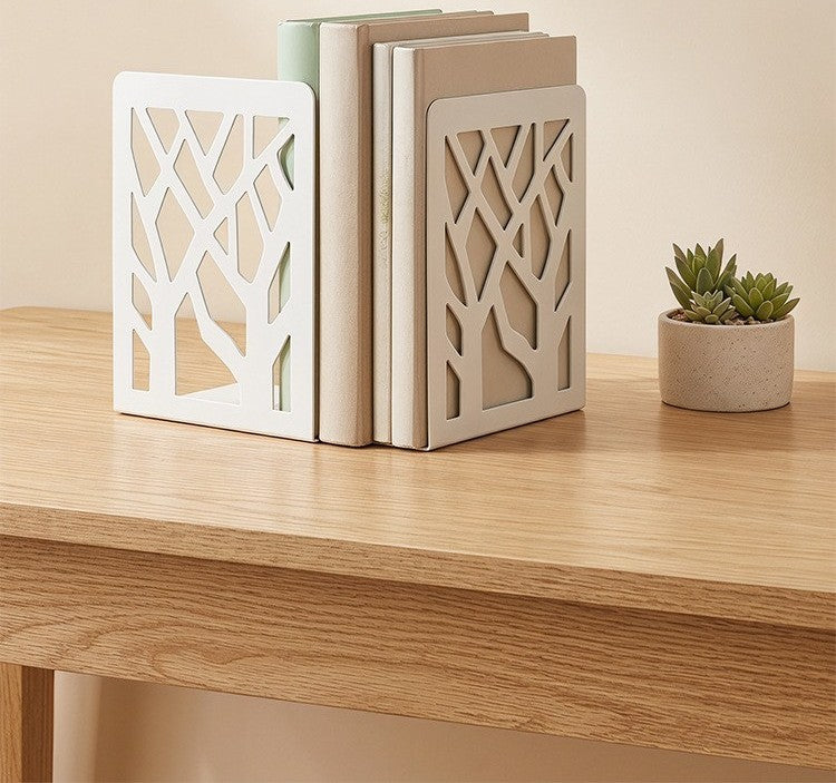 Metal bookends by Glow Ritual