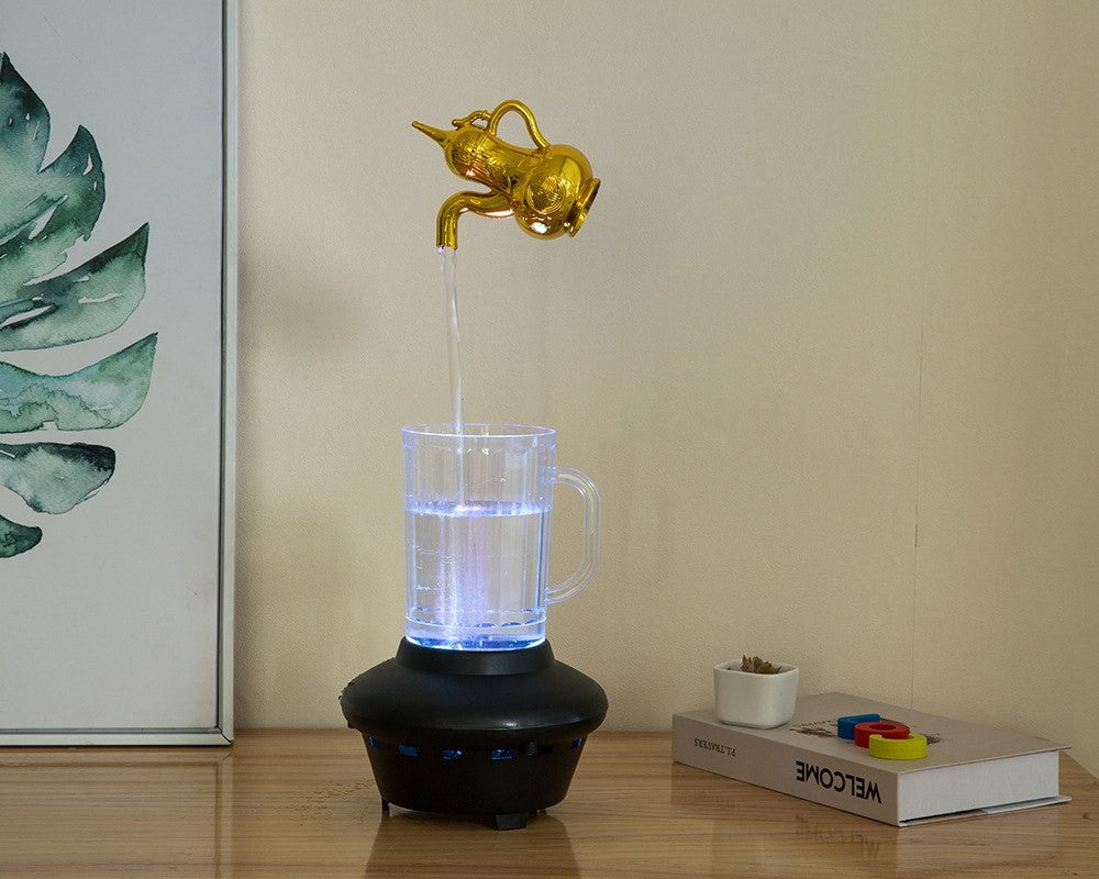 Magic floating faucet fountain by Glow Ritual