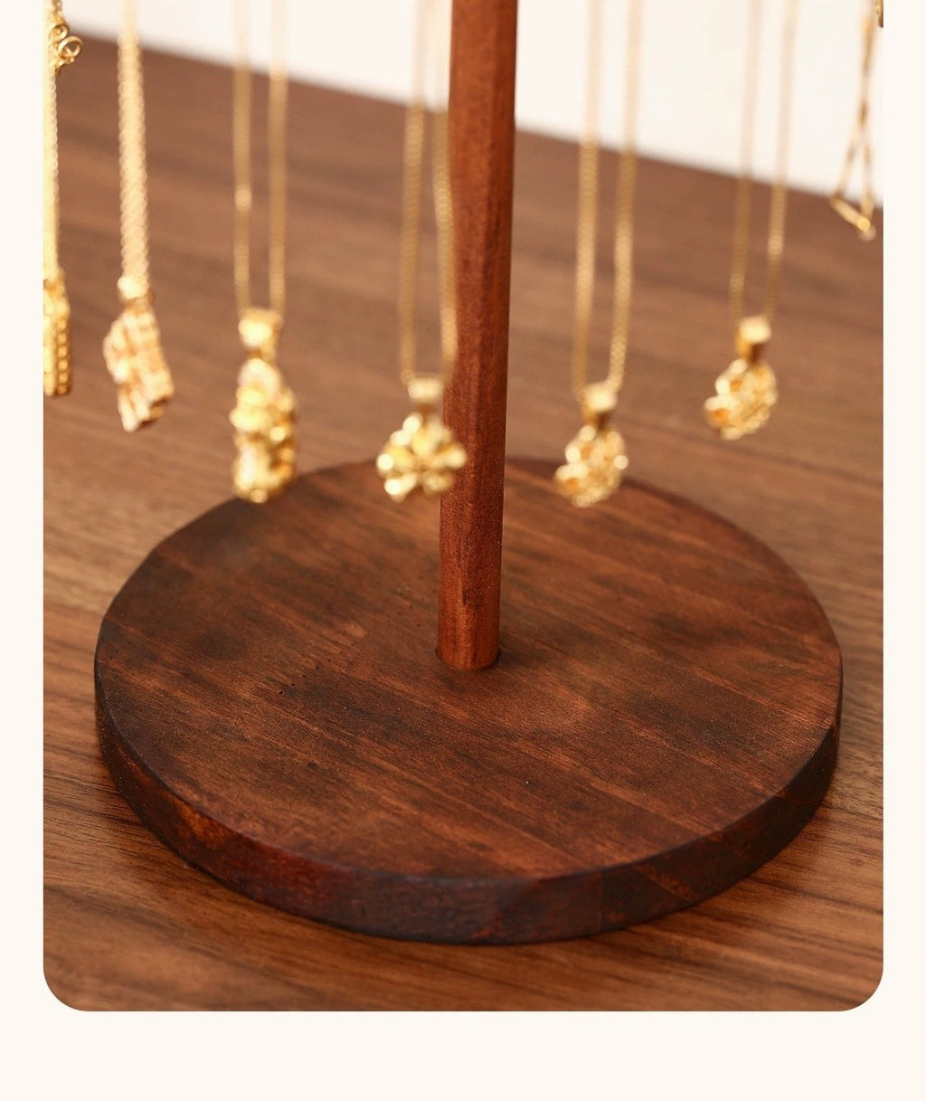 Rotating necklace stand by Glow Ritual