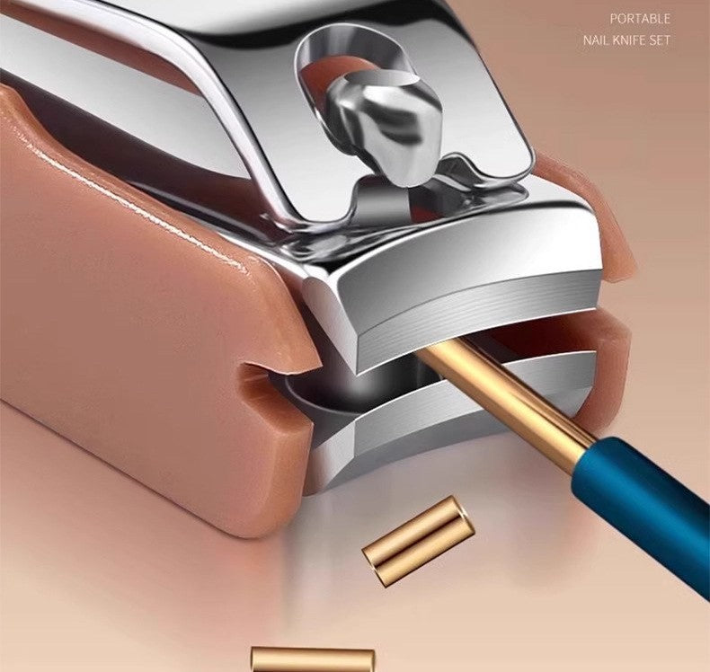 8-piece stainless nail clipper set by Glow Ritual
