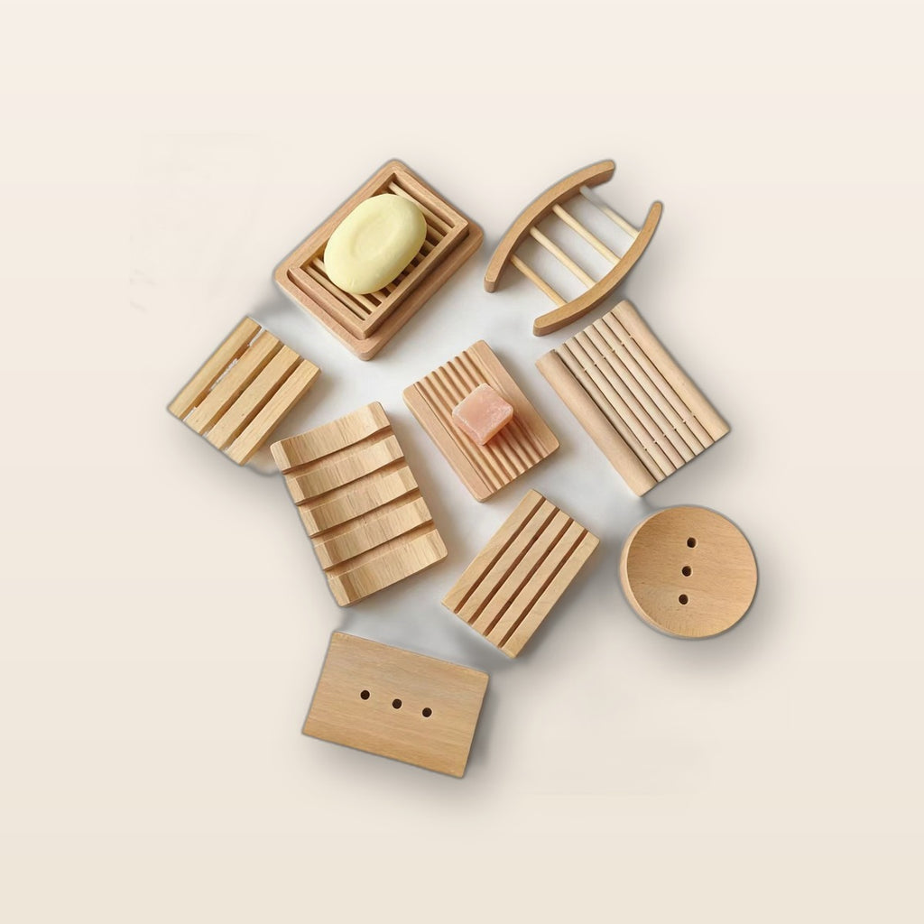 Bamboo soap dish by Glow Ritual