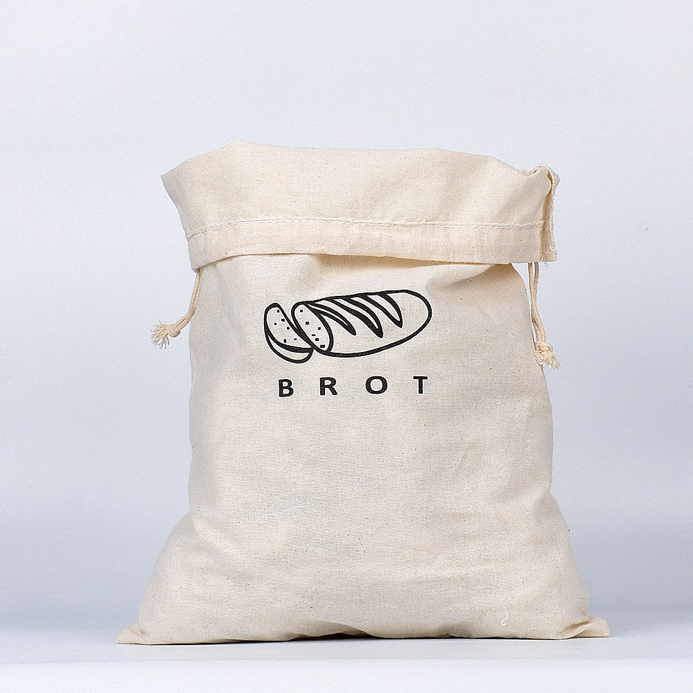 Reusable cotton bread bag by Glow Ritual