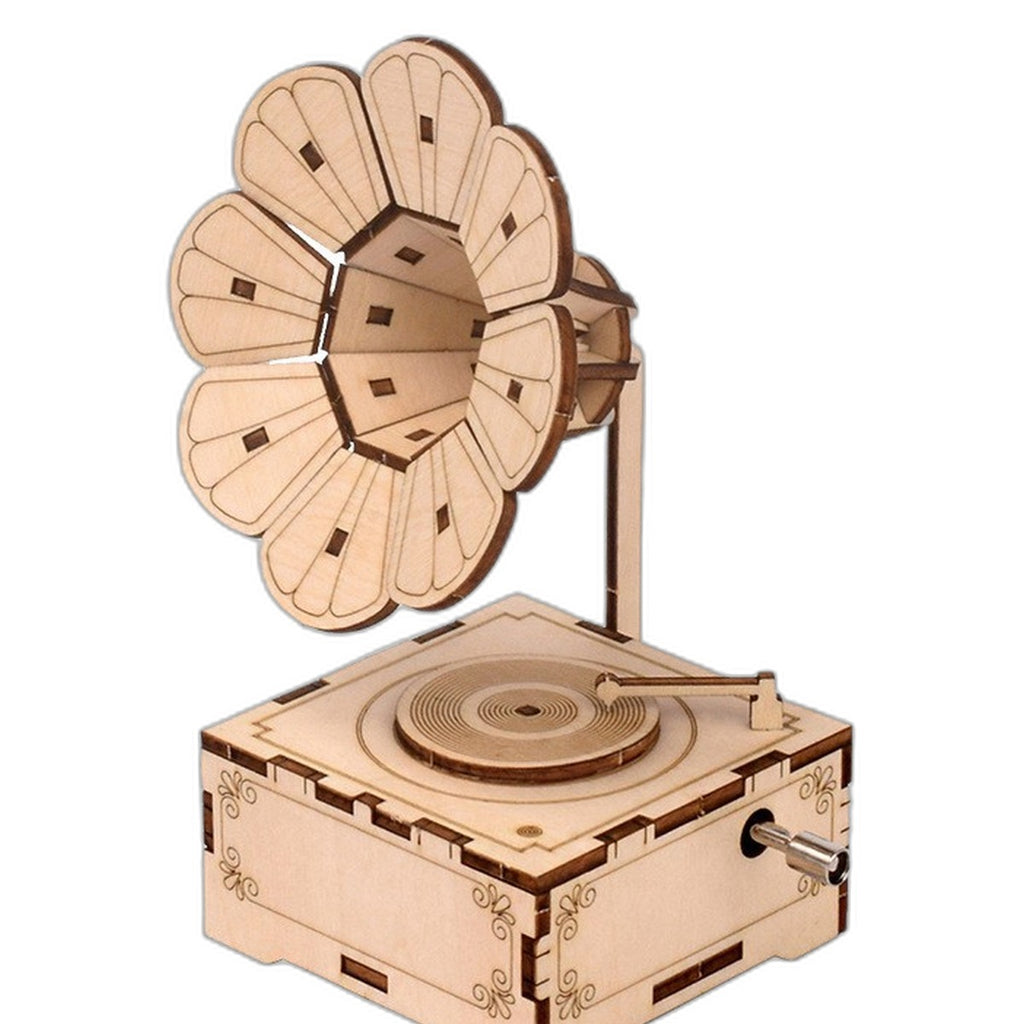 3D wooden puzzle music box by Glow Ritual