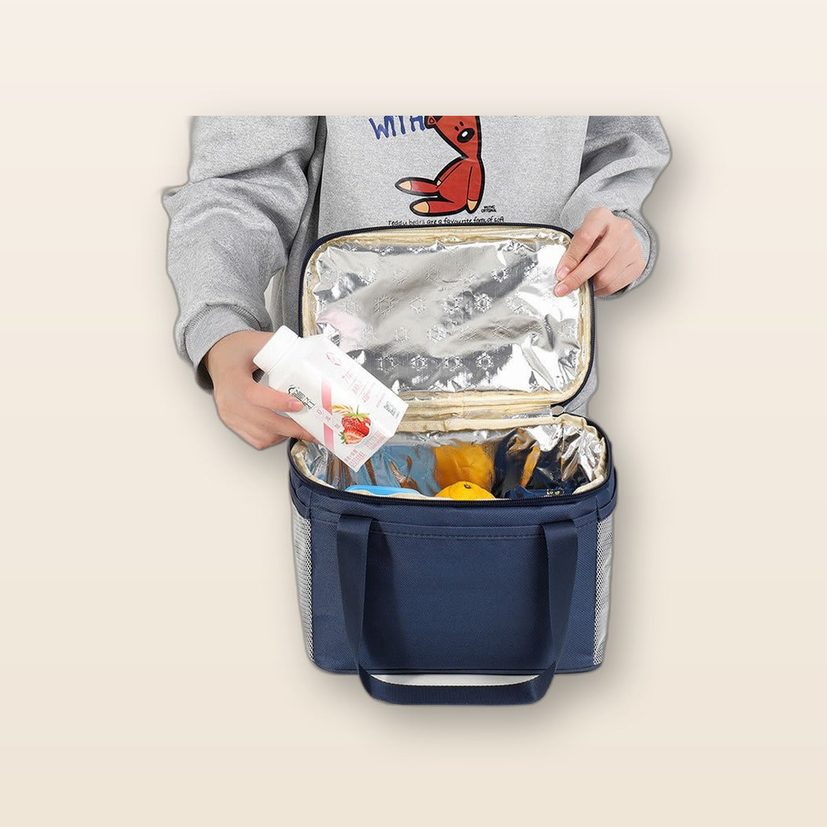 Insulated lunch cooler bag by Glow Ritual