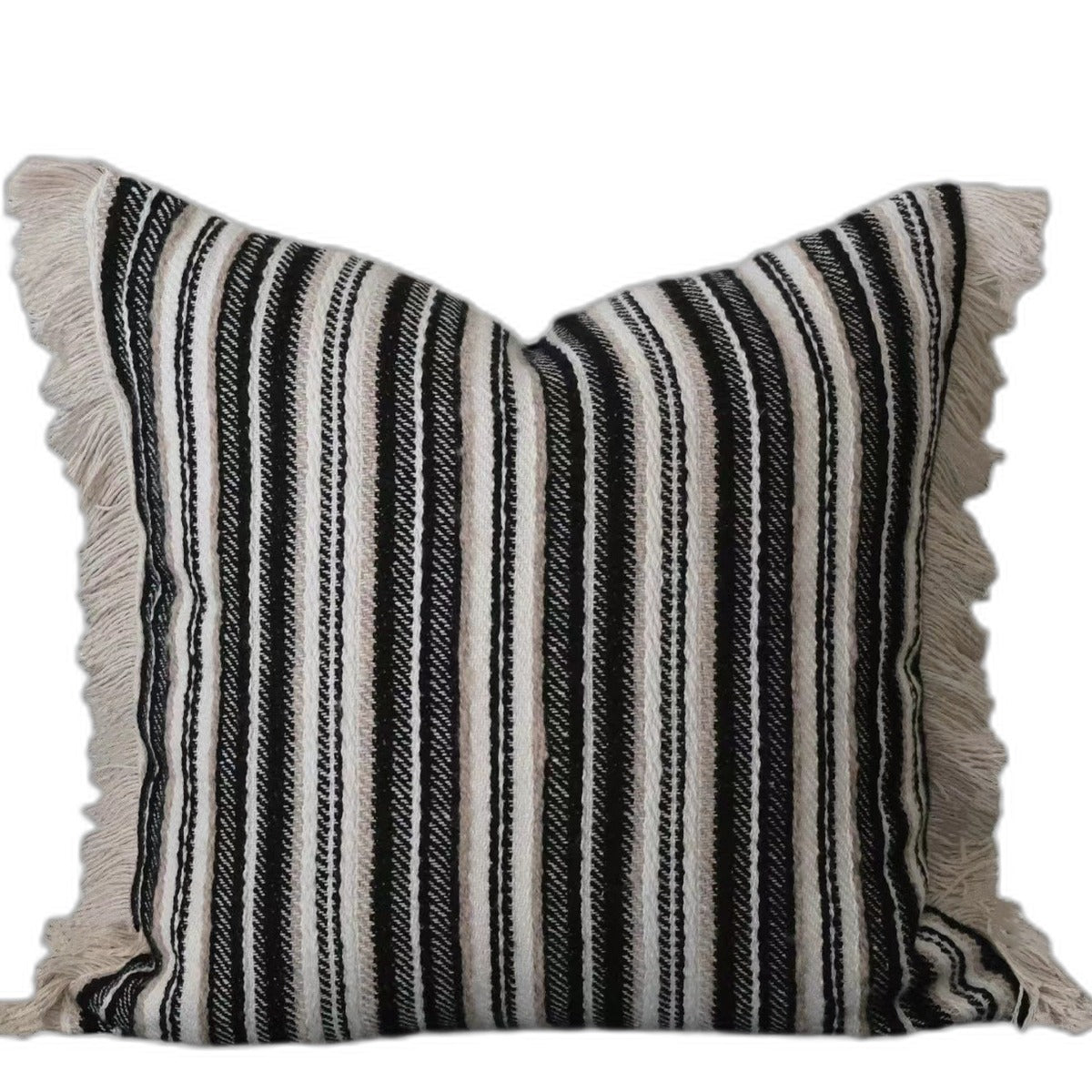 Knit tassel throw pillow by Glow Ritual