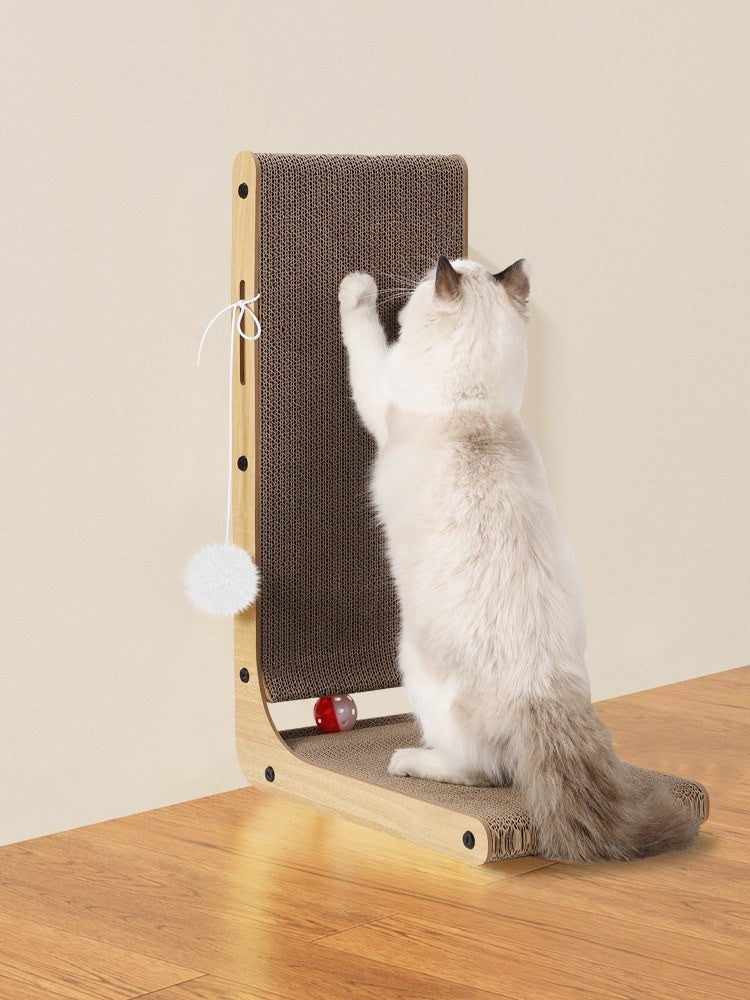 L-shaped cat scratcher by Glow Ritual