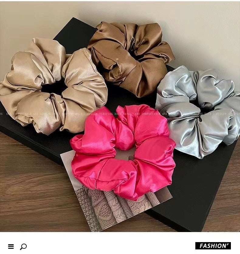 Oversized satin scrunchie by Glow Ritual