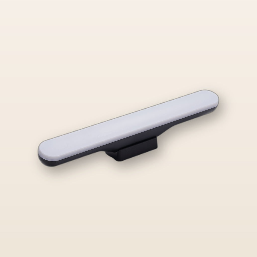 Rechargeable stick-on mirror light bar by Glow Ritual