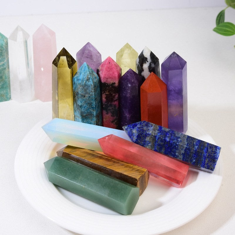Natural crystal point by Glow Ritual