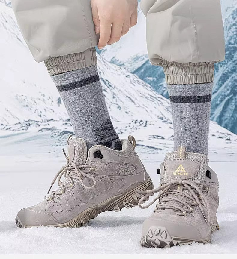 Merino wool blend hiking socks by Glow Ritual