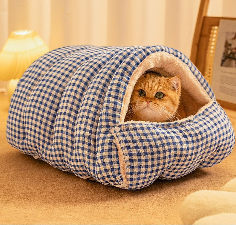 Cat cave bed by Glow Ritual