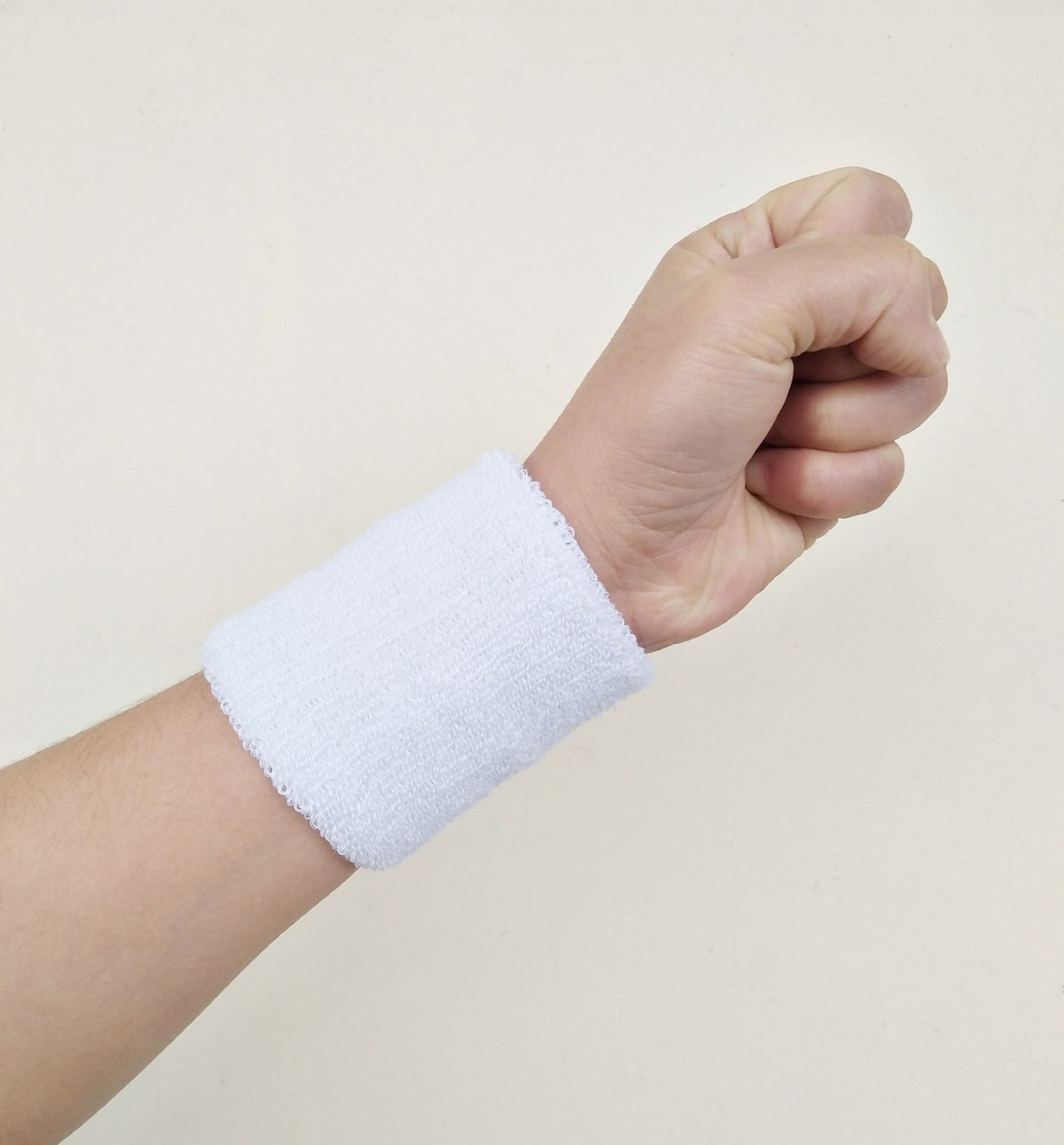 Cotton sweat wristbands by Glow Ritual