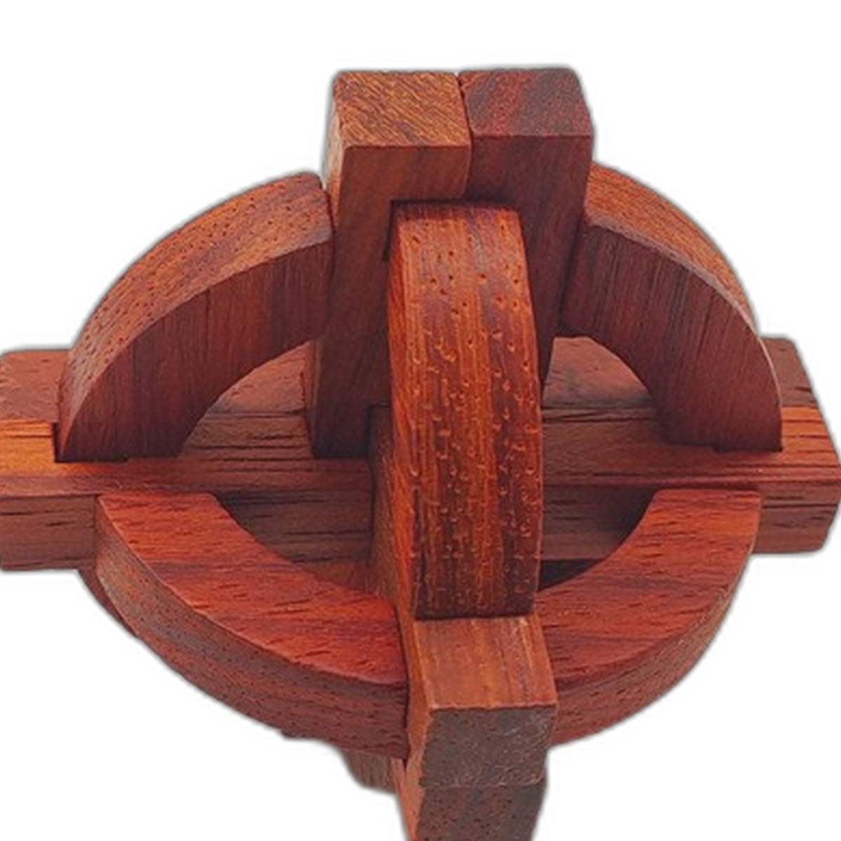 Wooden brain teaser puzzle set by Glow Ritual