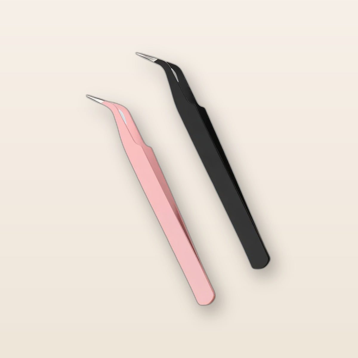 Curved lash applicator tweezers by Glow Ritual