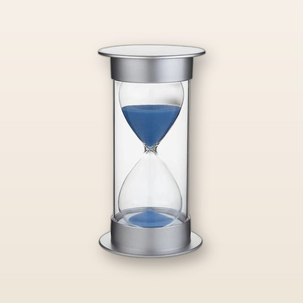 Hourglass sand timer by Glow Ritual