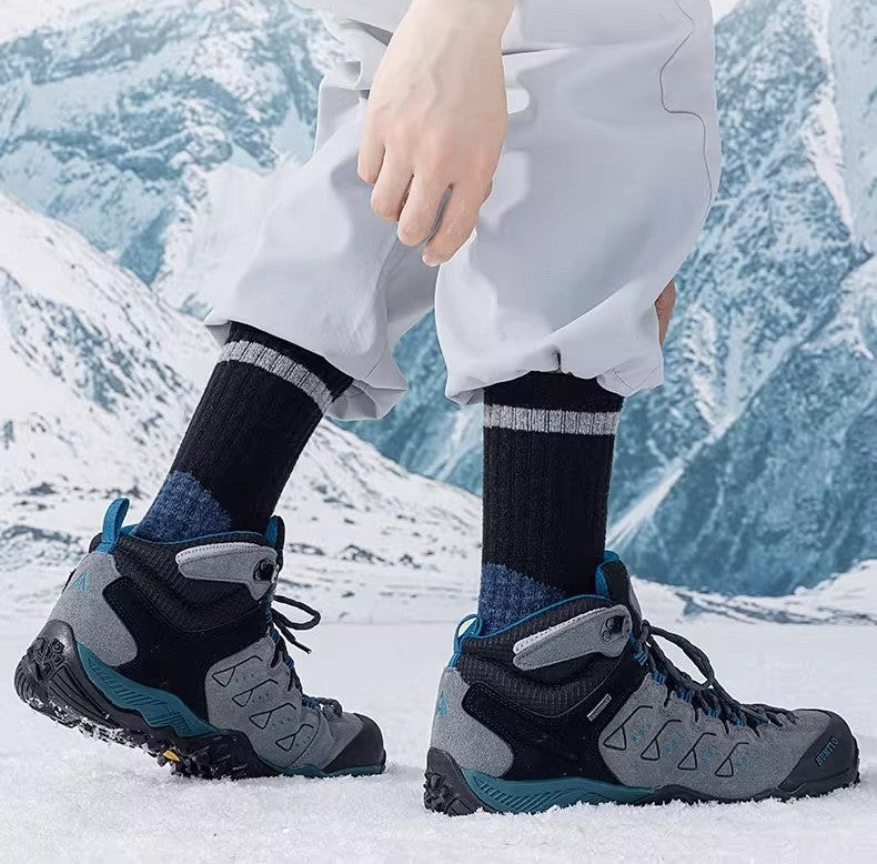 Merino wool blend hiking socks by Glow Ritual