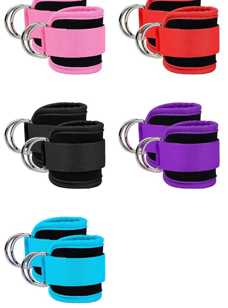 Ankle straps for cable machine by Glow Ritual