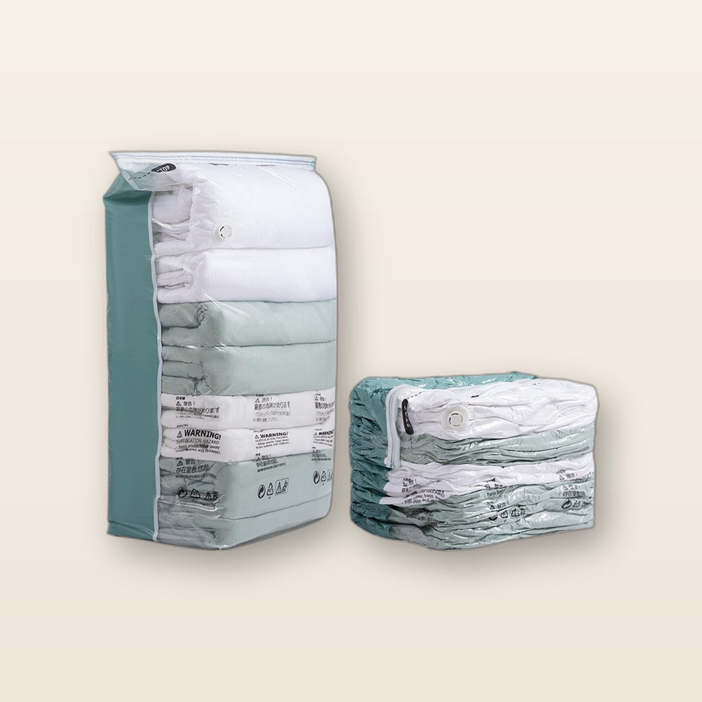 Vacuum storage bags by Glow Ritual