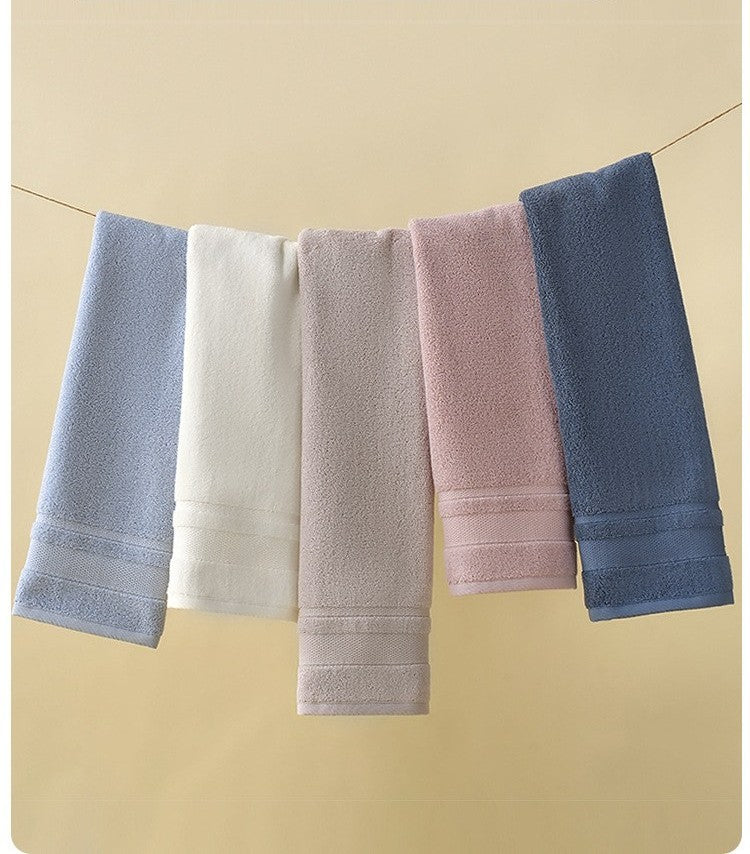 Thick cotton face towel by Glow Ritual