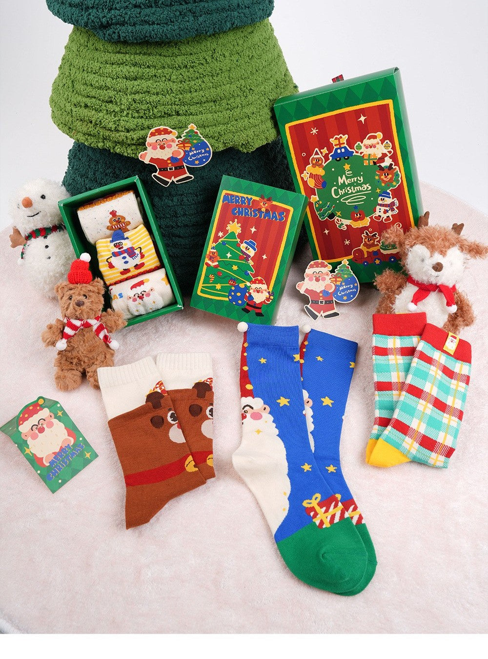 Christmas socks gift box by Glow Ritual