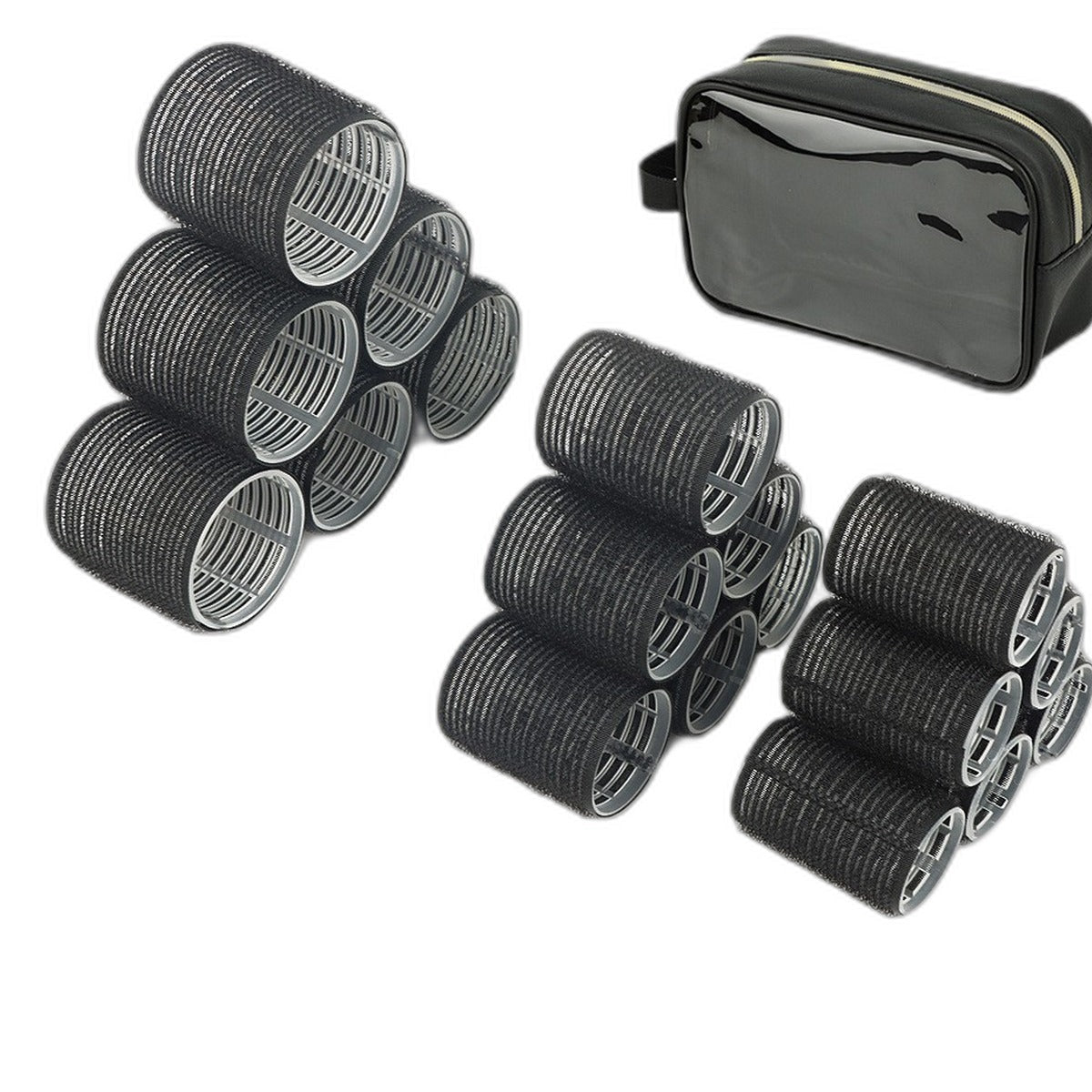 Self-grip velcro hair rollers set by Glow Ritual