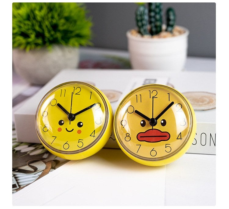 Waterproof suction cup shower clock by Glow Ritual