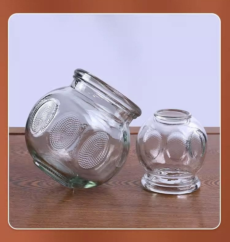 Glass fire cupping set by Glow Ritual