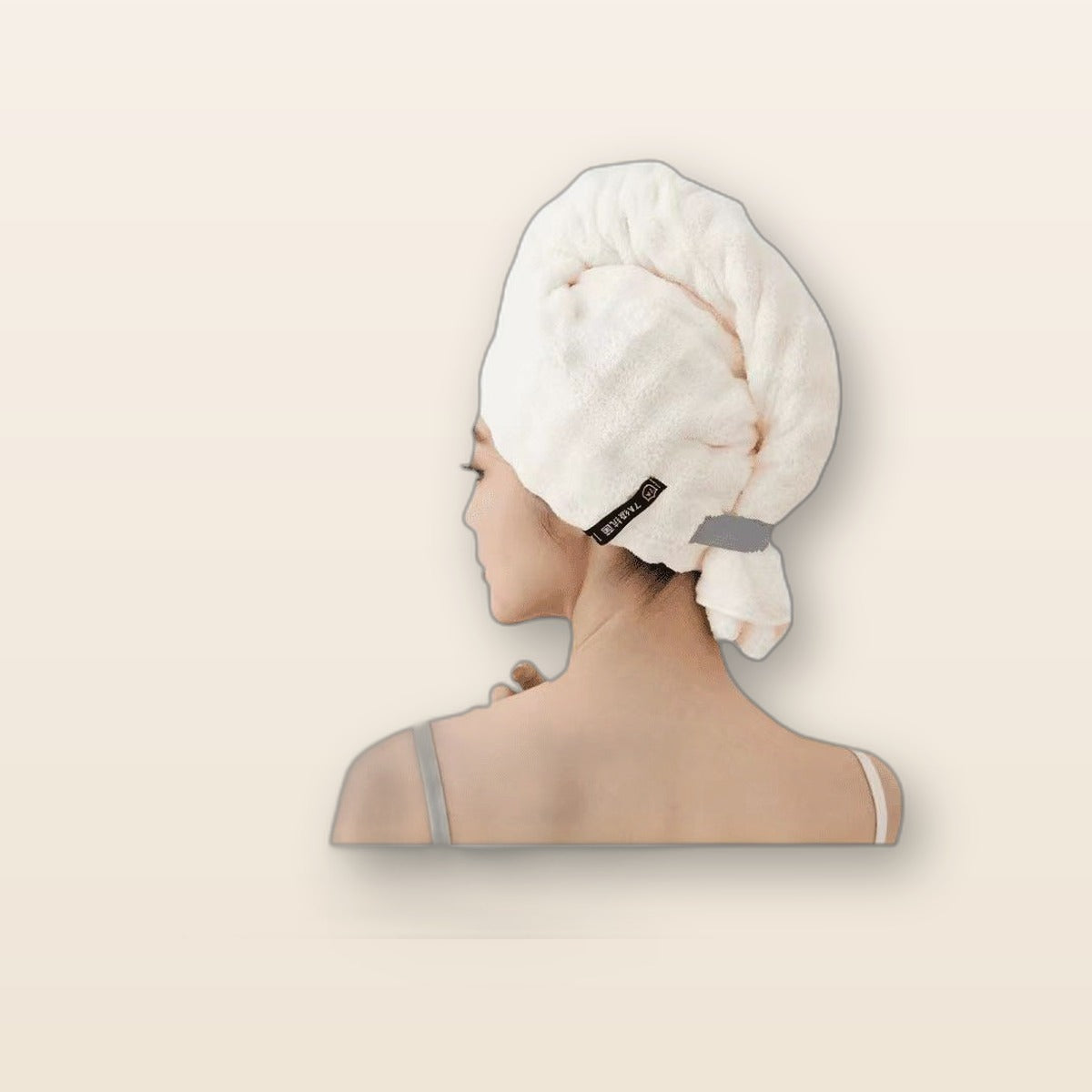 Microfiber hair towel wrap by Glow Ritual