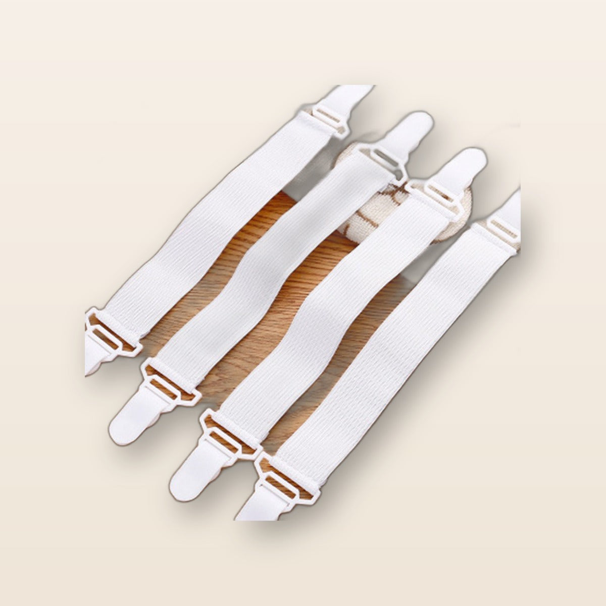 Bed sheet suspenders by Glow Ritual