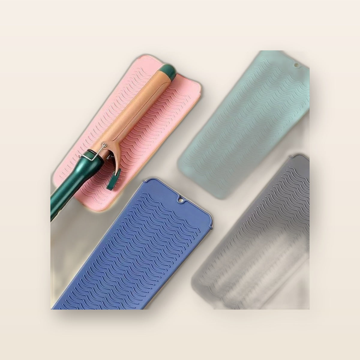 Heat-resistant curling iron bag by Glow Ritual