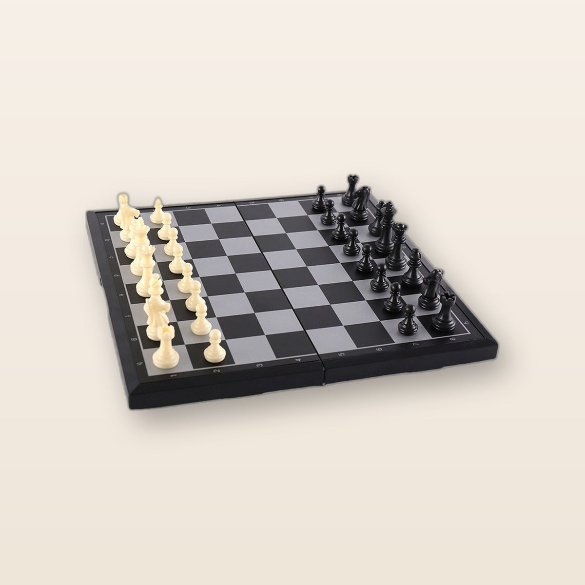 Magnetic travel chess set by Glow Ritual