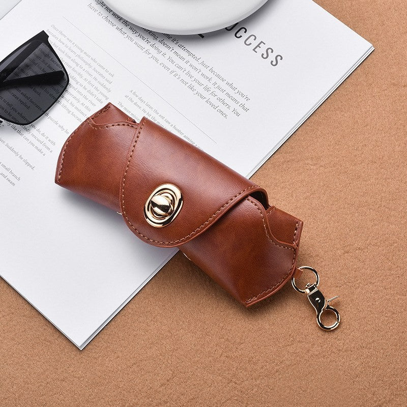 Leather sunglasses case by Glow Ritual