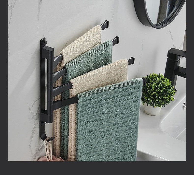 Swivel towel bar by Glow Ritual