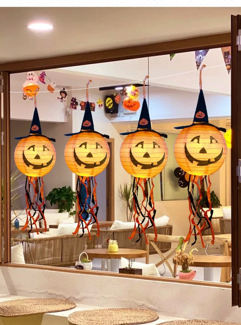 Pumpkin paper lanterns by Glow Ritual