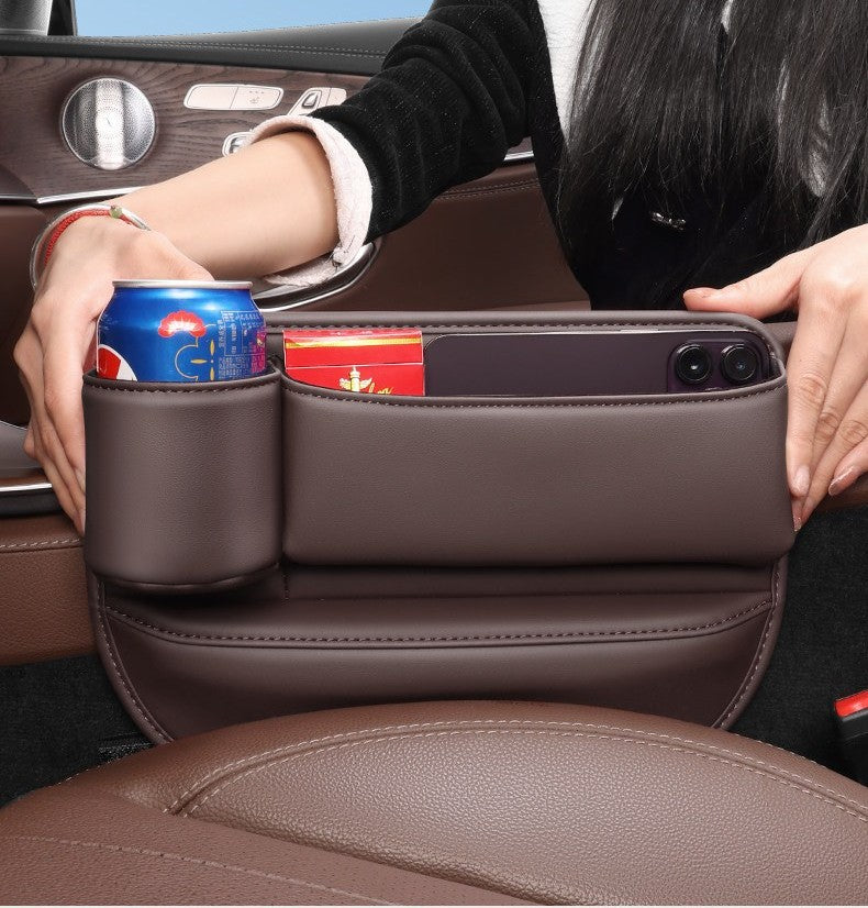 Car seat gap organizer by Glow Ritual