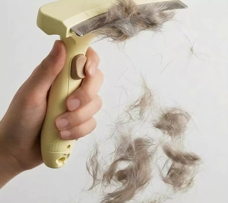Pet undercoat deshedding comb by Glow Ritual