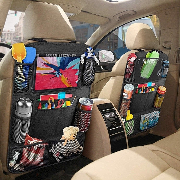 Car backseat organizer by Glow Ritual