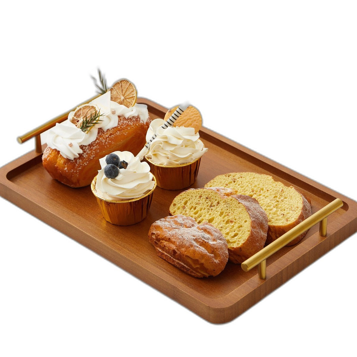Bamboo serving tray by Glow Ritual