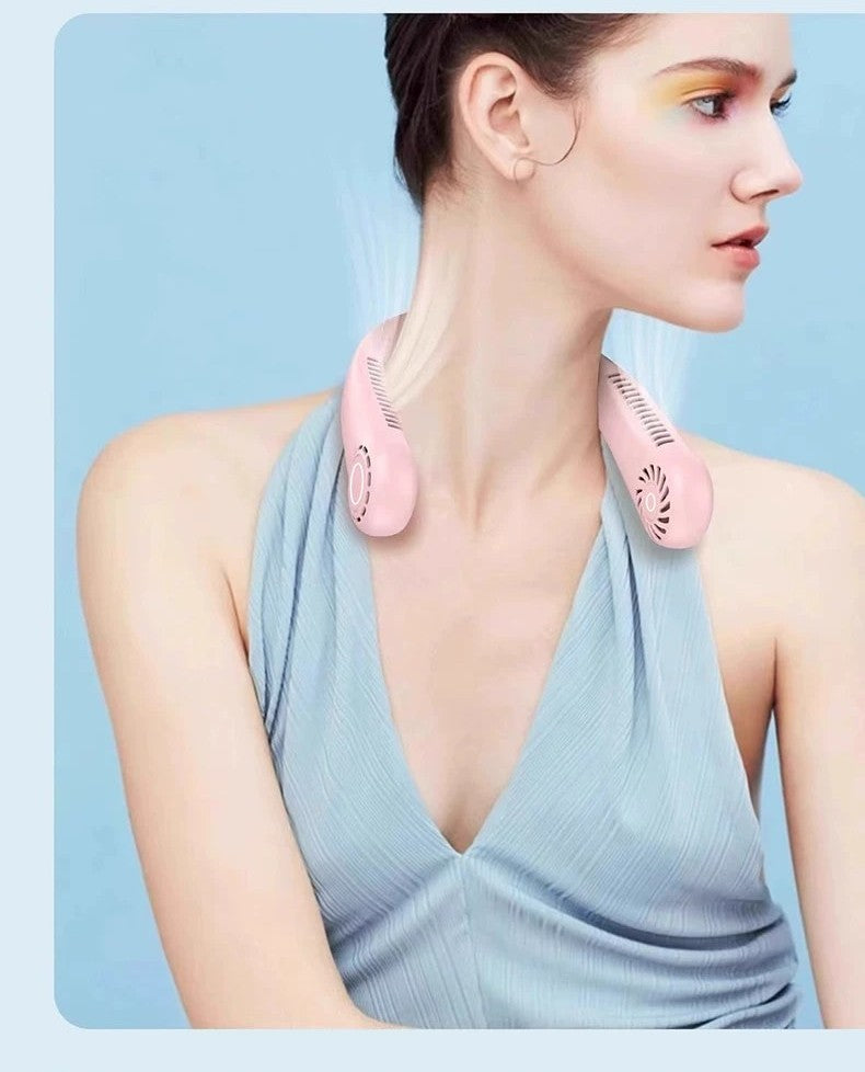 Bladeless neck fan by Glow Ritual