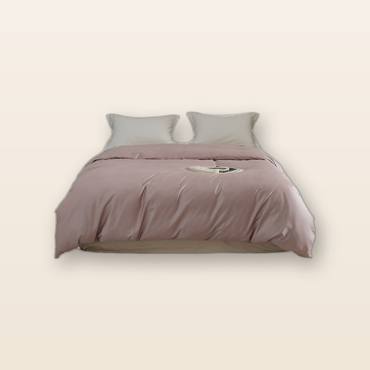 Cotton sateen duvet cover by Glow Ritual