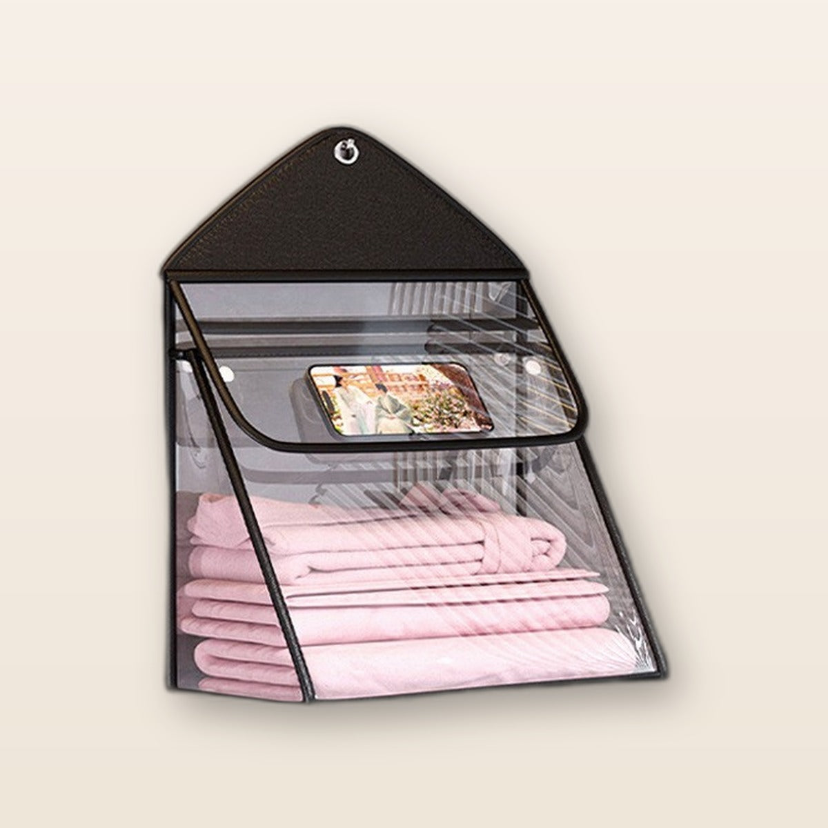 Waterproof bathroom hanging pouch by Glow Ritual