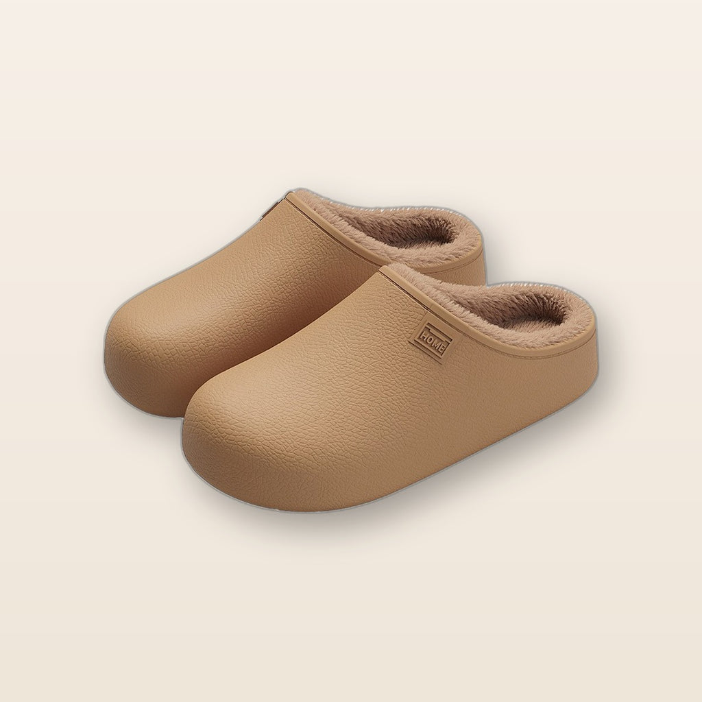 Fleece-lined waterproof slippers by Glow Ritual