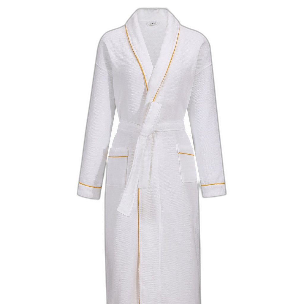 Cotton terry bathrobe by Glow Ritual