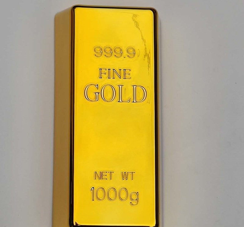 Gold bar door stop by Glow Ritual