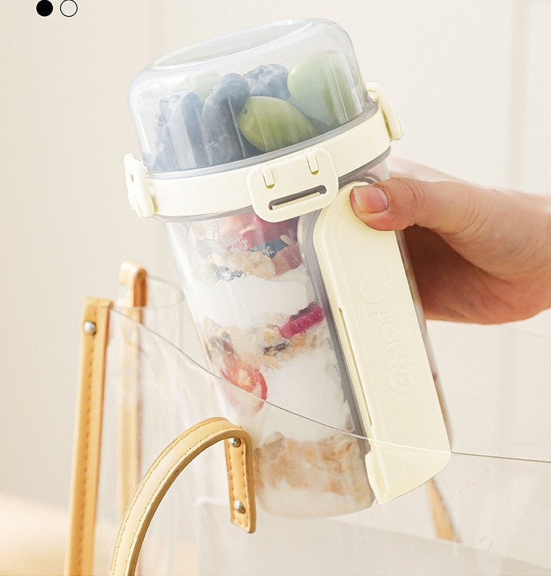 Salad container with fork by Glow Ritual