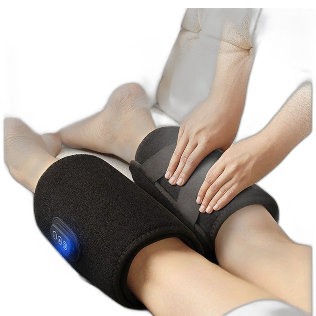 Air compression leg massager by Glow Ritual