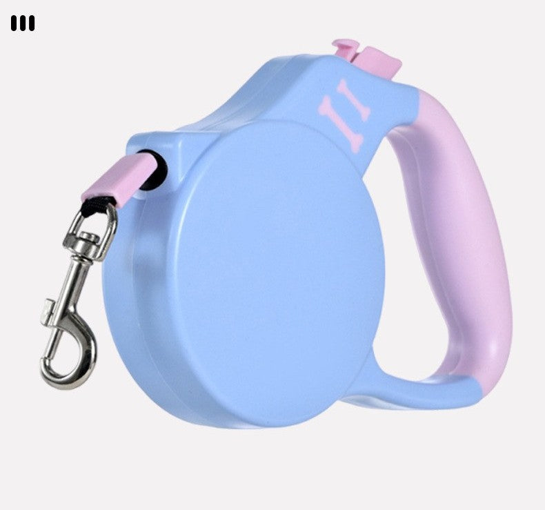 Retractable dog leash by Glow Ritual