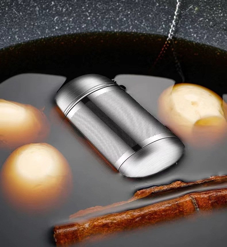 Stainless steel tea infuser by Glow Ritual